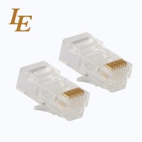 Gold Plated 8pin Cat5e RJ45 UTP Connector Plug